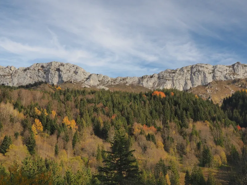 Atmosfera autunnale intorno a Villard-de-Lans