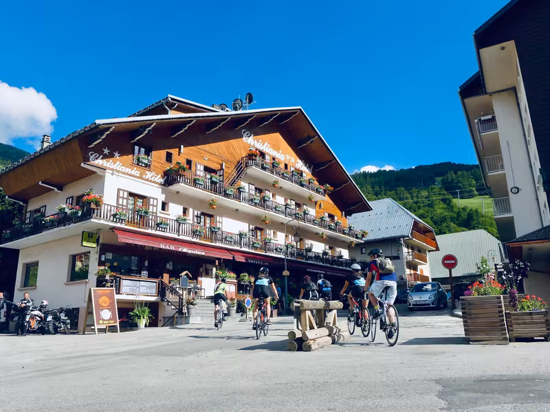 Arrivo in hotel a Valloire
