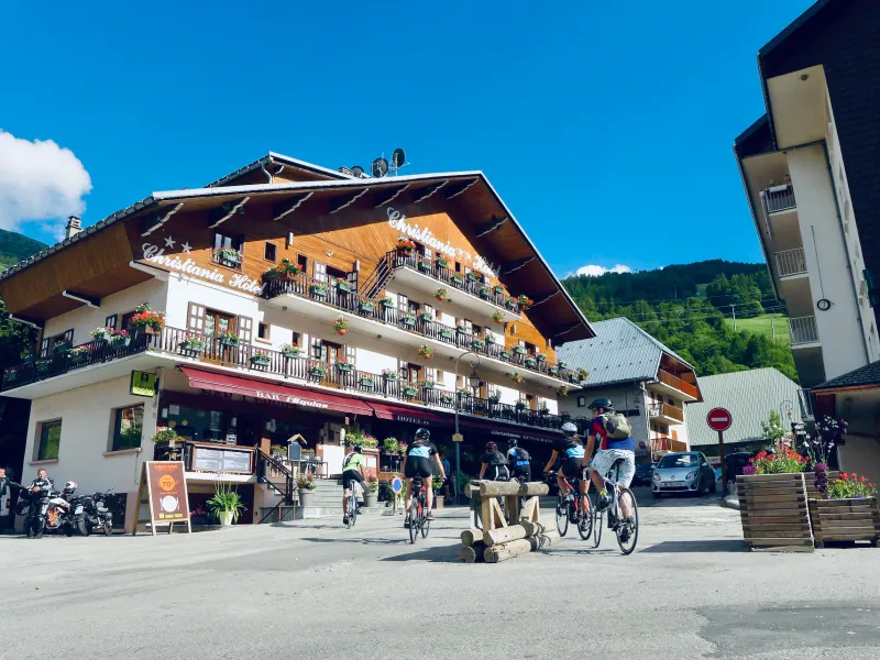 Arrivo in hotel a Valloire