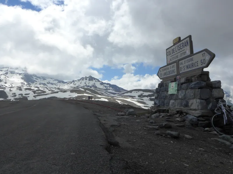 In cima all'Iseran