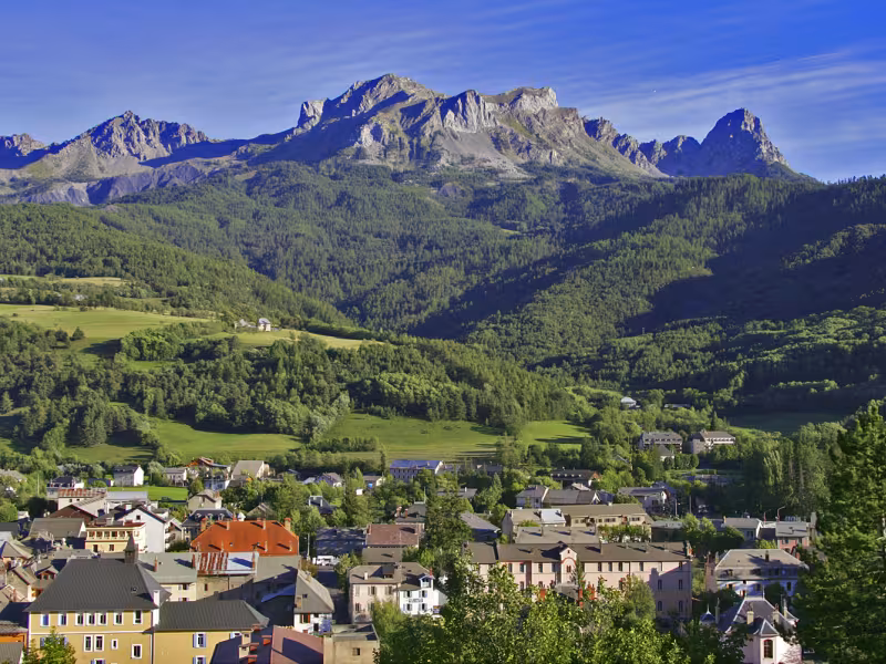 Vista su Barcelonnette Ubaye