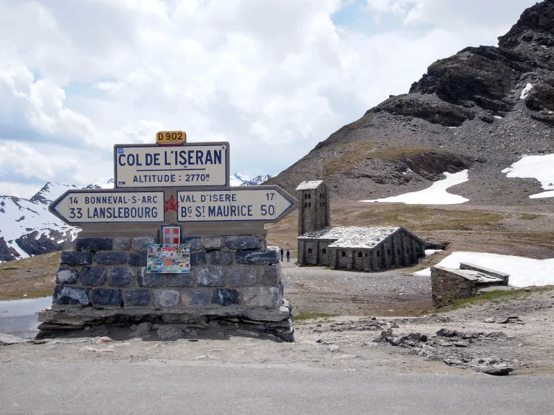 Il Col de l'Iseran e la Cappella Notre-Dame-de-Toute-Prudence