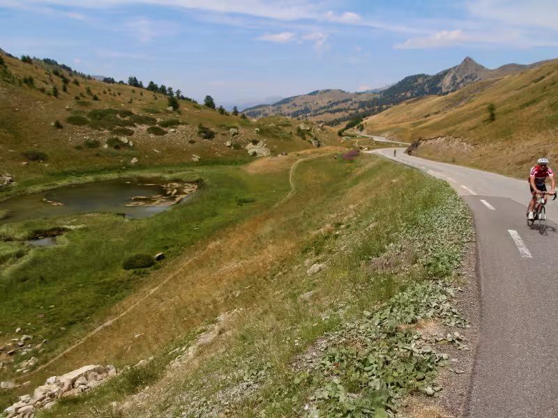 Il lago del Col de Vars