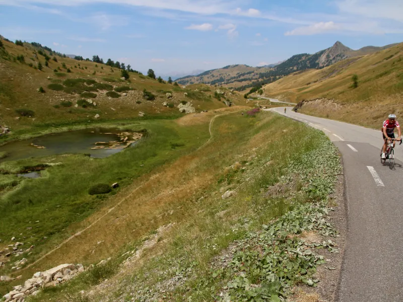 Il lago del Col de Vars