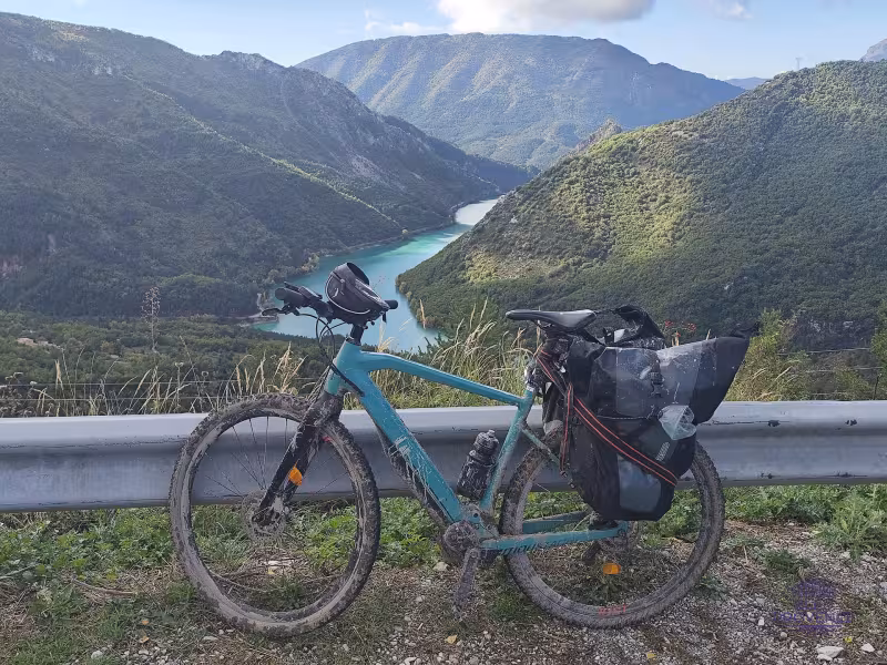Vista sulla diga di Chaudanne
