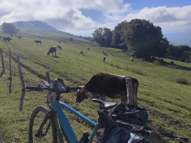 Risalendo la Salève in bicicletta