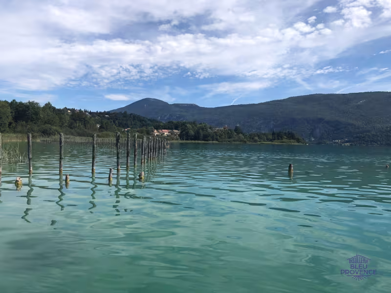 Le limpide acque del Lac d'Aiguebelette a Lépin-le-Lac