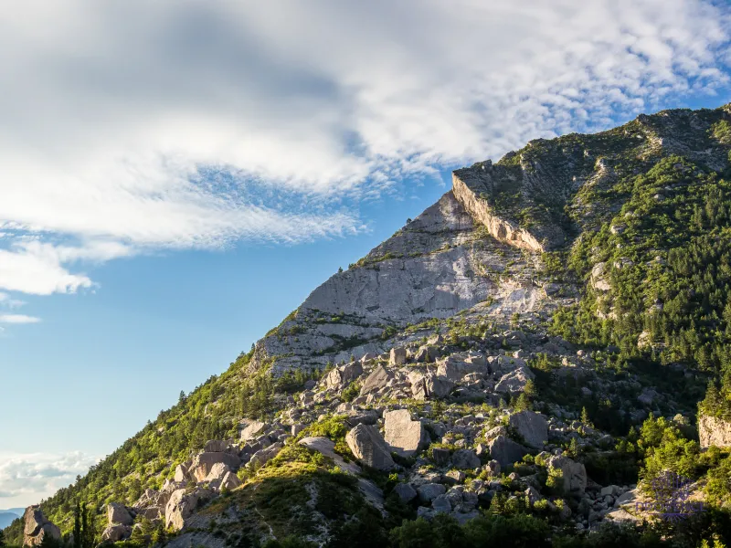 Le Claps, caos roccioso a Luc-en-Diois