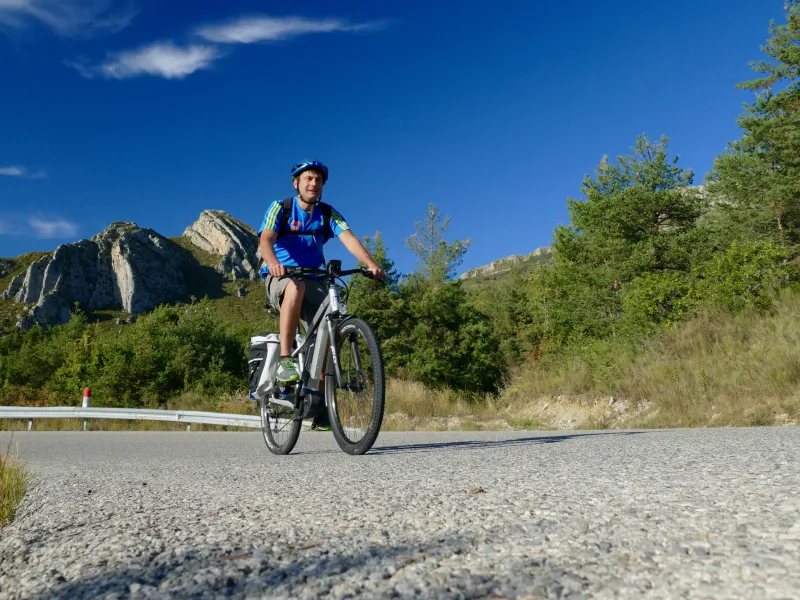 Salita al Col de Saint-Barnabé verso Demandolx