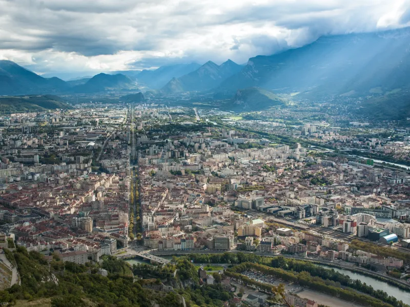 Fine della giornata a Grenoble