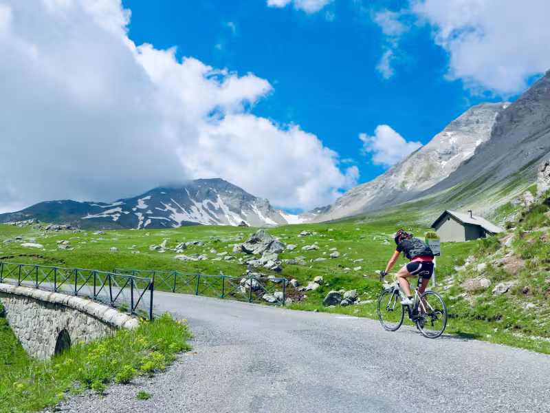 Fine del versante nord del Col de la Cayolle