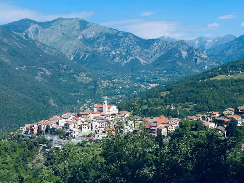 La Bollene-Vésubie, un tipico villaggio delle Alpi Marittime