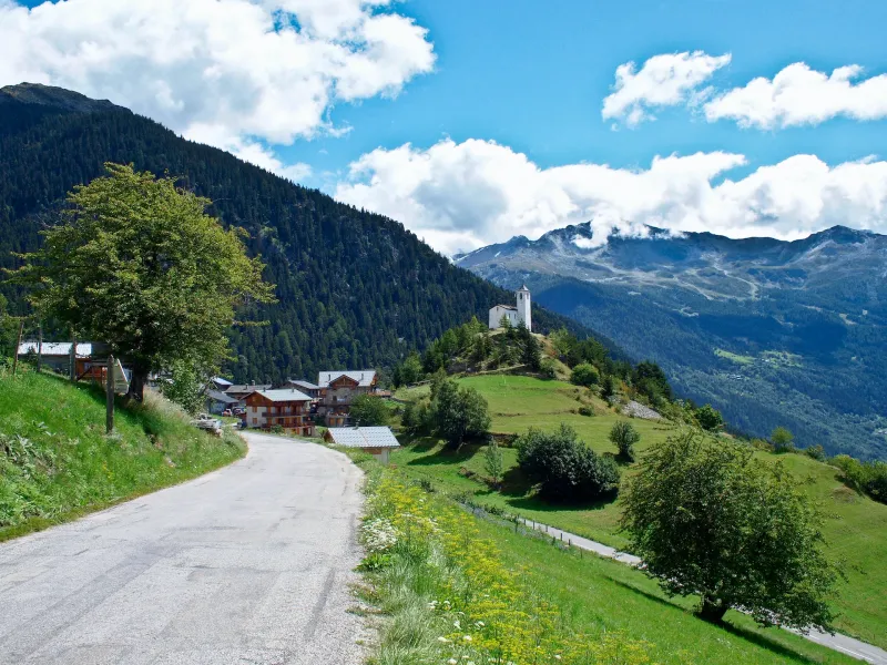 La Chapelle Saint-Michel sulla strada per La Rosière