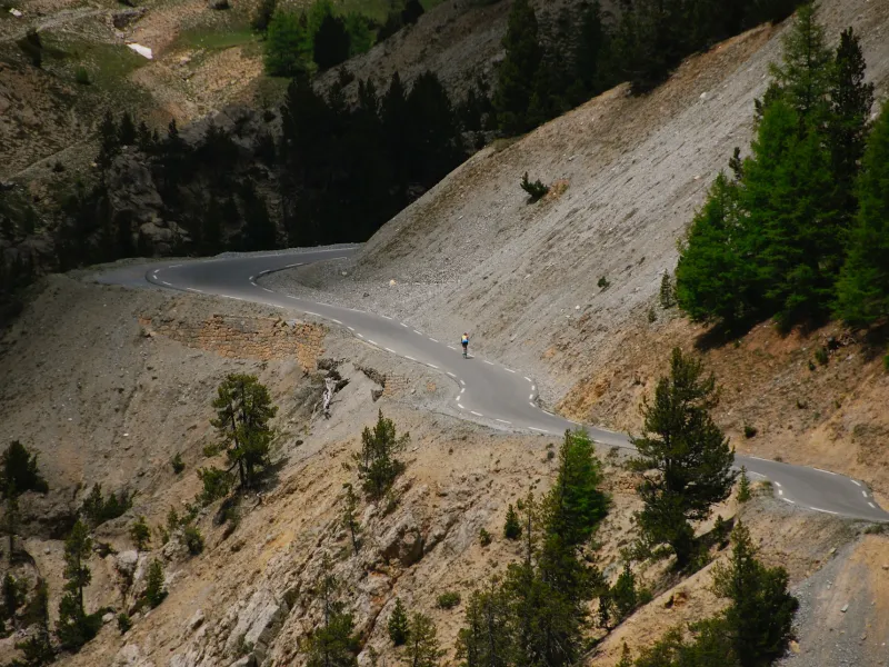 La famosa Casse Deserte sul versante sud del Col d'Izoard