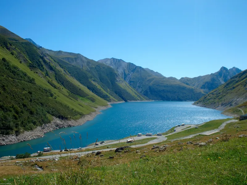 Lago della diga di Grand-Maison