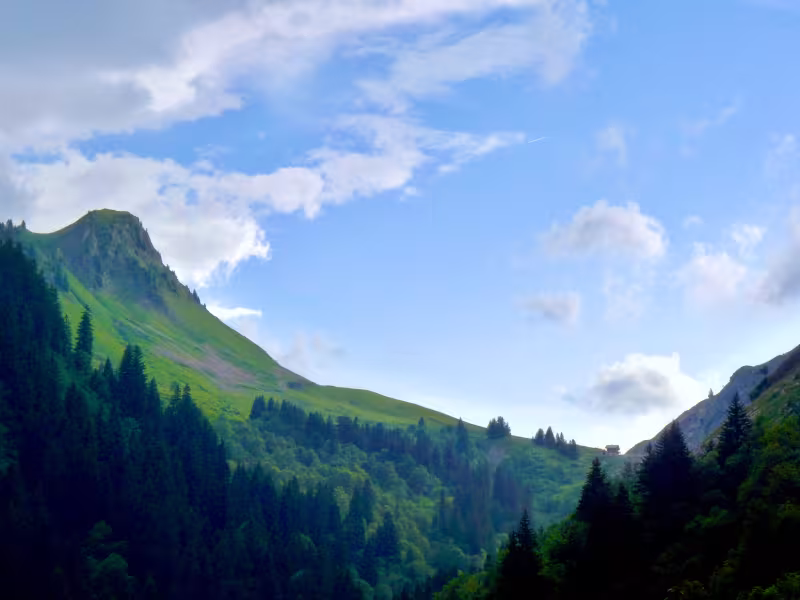 Il passo della Colombière visto da La Reposoir