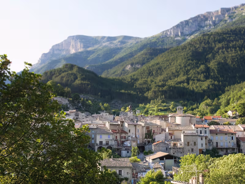 Il villaggio di Chatillon-en-Diois