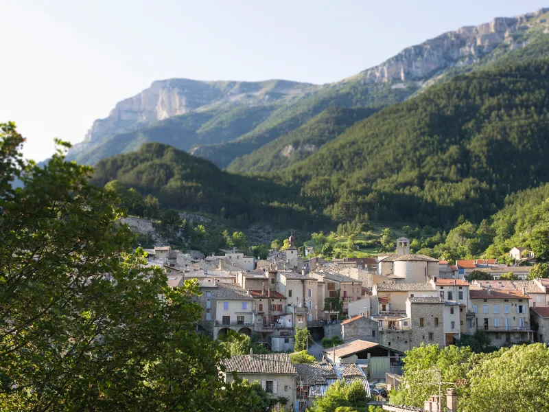 Il villaggio di Chatillon-en-Diois