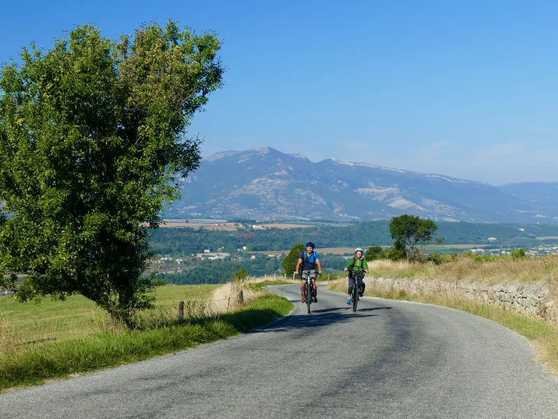 Vista panoramica sulla valle della Durance