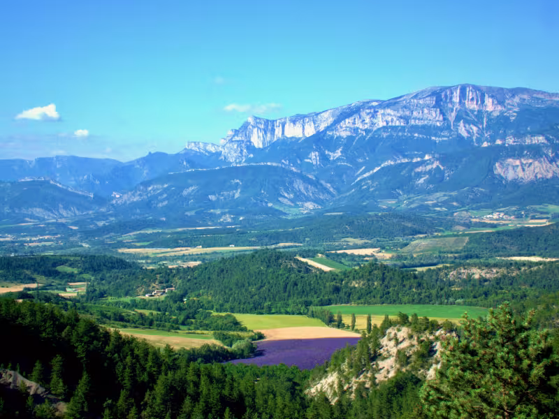 Panorama della Glandasse da Barnave