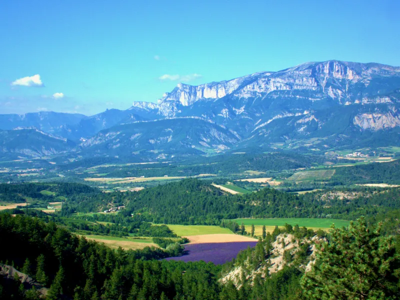 Panorama della Glandasse da Barnave