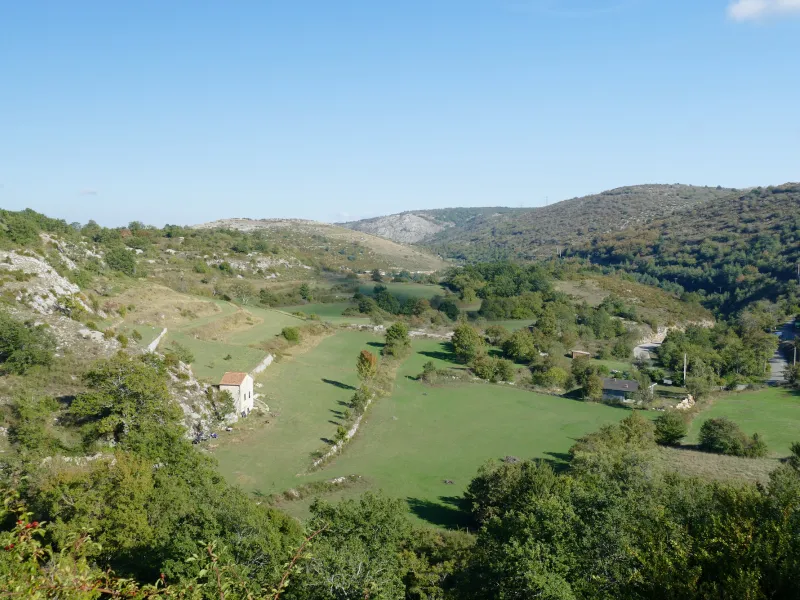 Vista panoramica sugli altopiani calcarei delle Alpi Marittime