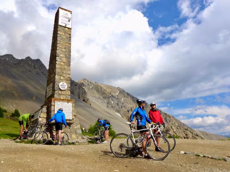 Passaggio al Col d'Izoard 2360 m