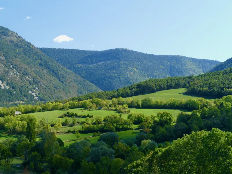 Paesaggi dell'Haut-Verdon verso Thorame-Haute