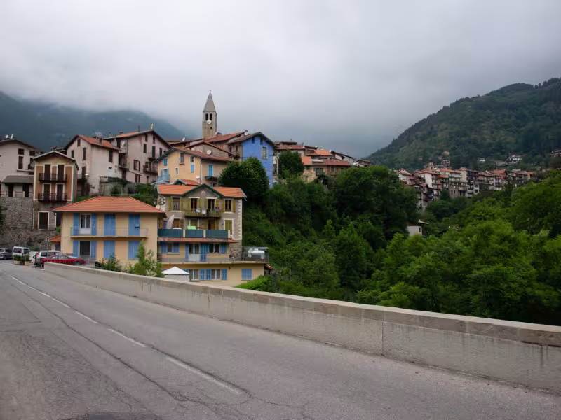 Arrivo a Saint-Martin-Vésubie