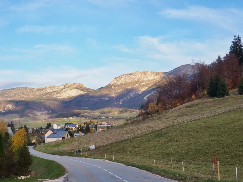 Sulla strada da Bois Barbu a Villard de Lans