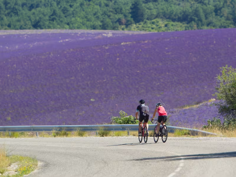 Ciclisti nelle Baronnies