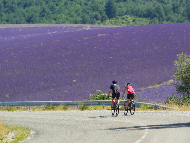 Ciclisti nelle Baronnies