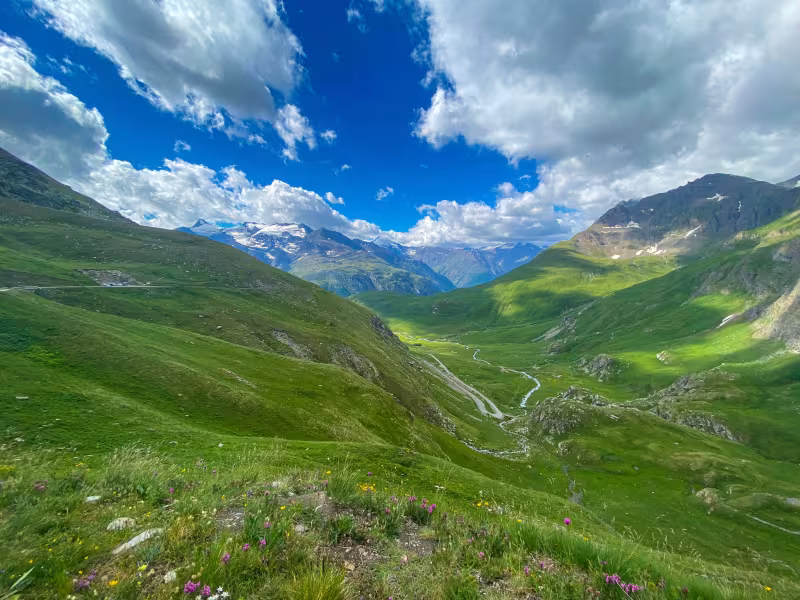 Lato nord Col de l'Iseran