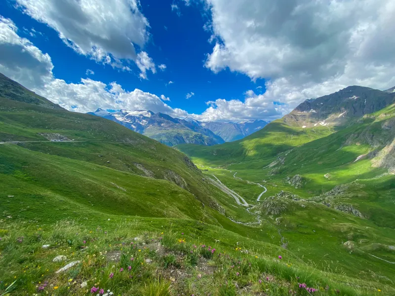 Lato nord Col de l'Iseran