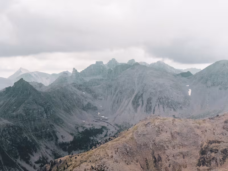 Vista dalla cima di La Bonette
