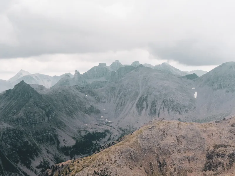 Vista dalla cima di La Bonette