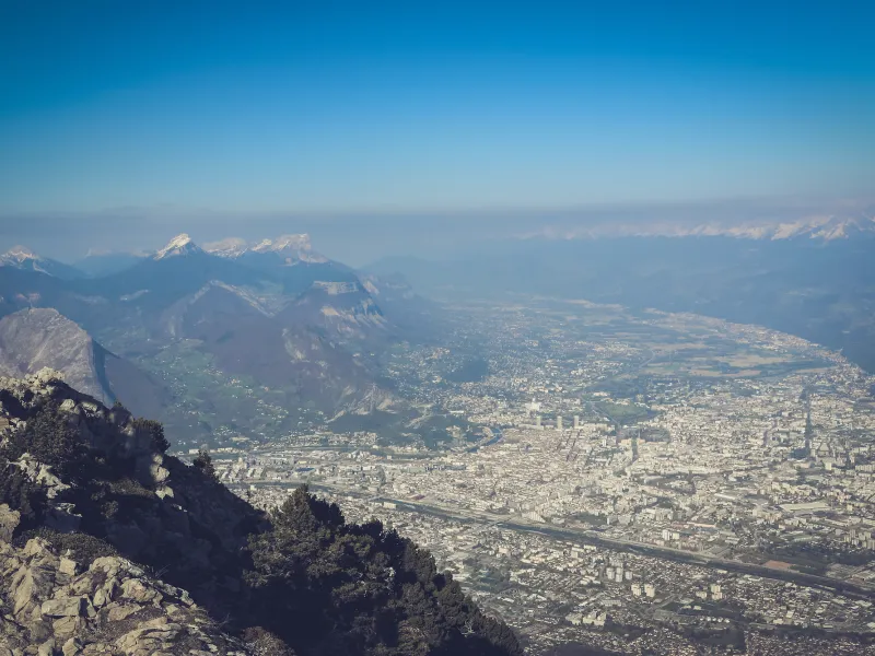 Vista su Grenoble dalla Moucherotte
