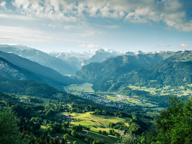 Vista su Samoens