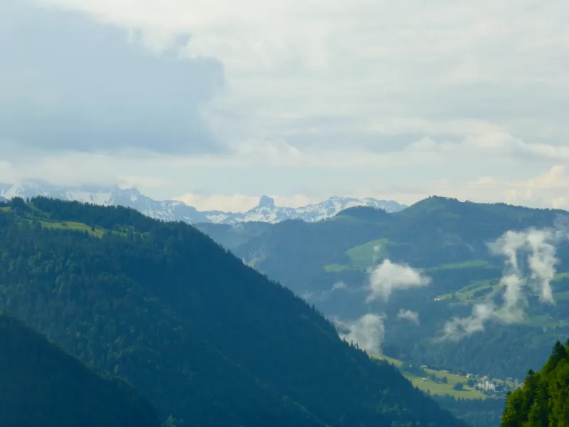 Vista sulla Pierra Menta dal Col des Saisies