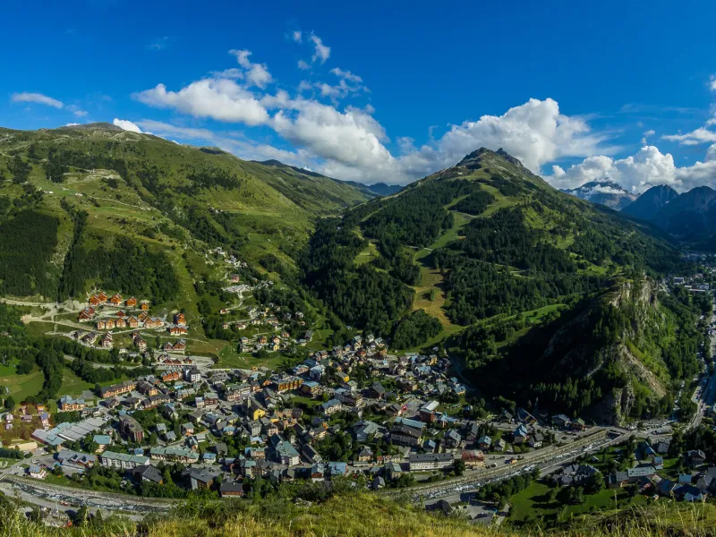 il villaggio turistico di Valloire