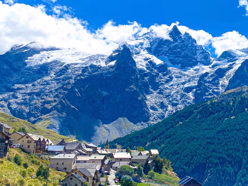 Villaggi dell'alta valle Romanche verso La Grave