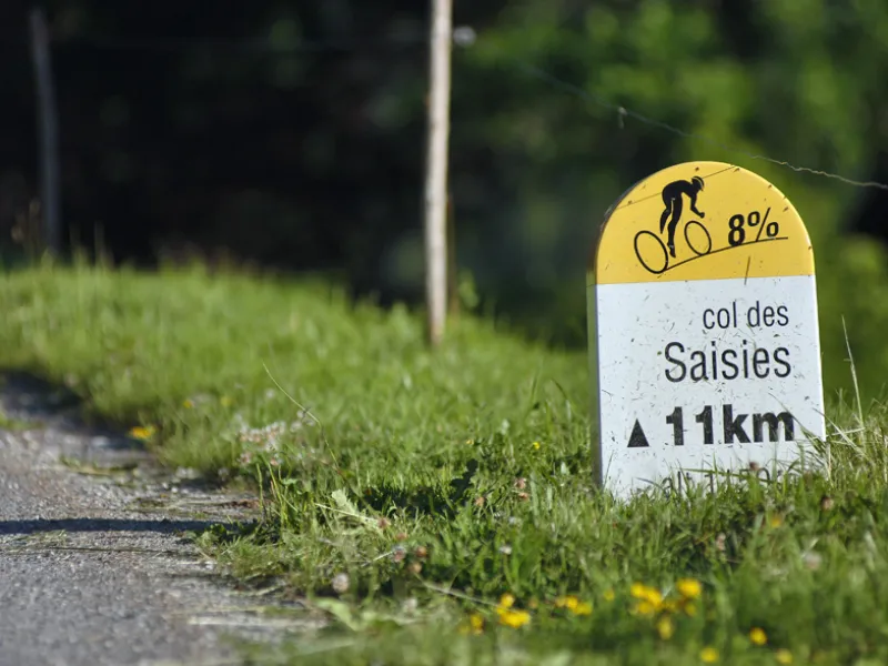 Salita al Col des Saisies dalla Val d'Arly