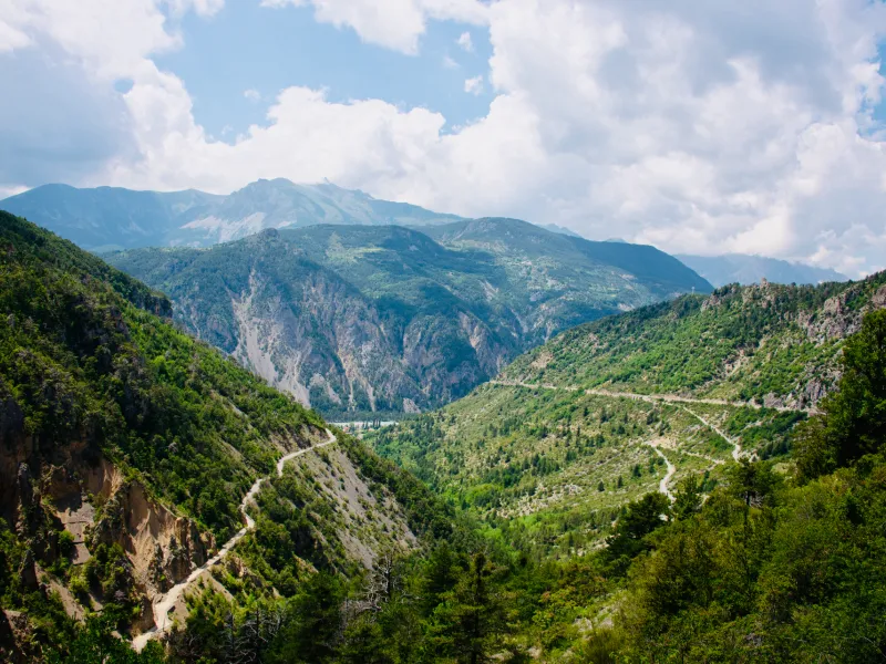 Salita al Valberg da Guillaumes