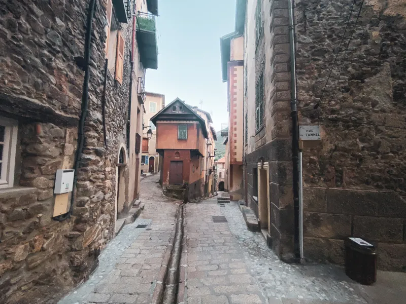 Le strette strade di Saint-Martin-Vésubie