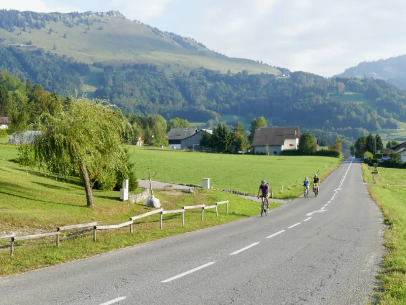 In bicicletta sulle strade dello Chablais