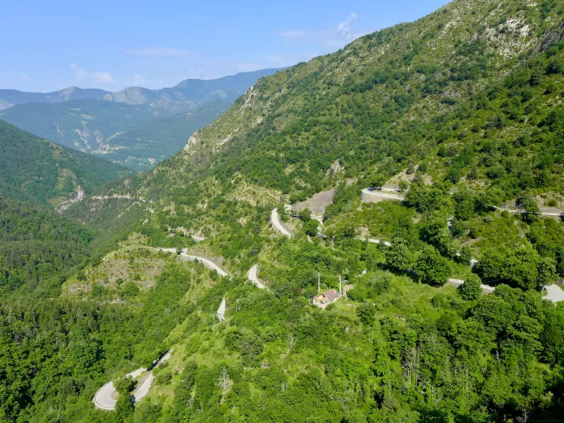 Versante nord del Col de Turini