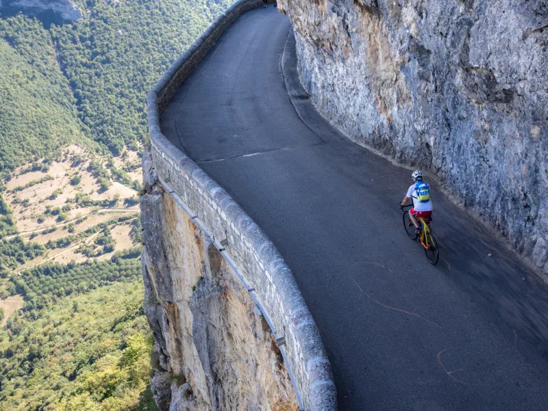 Strada vertiginosa di Combe Laval