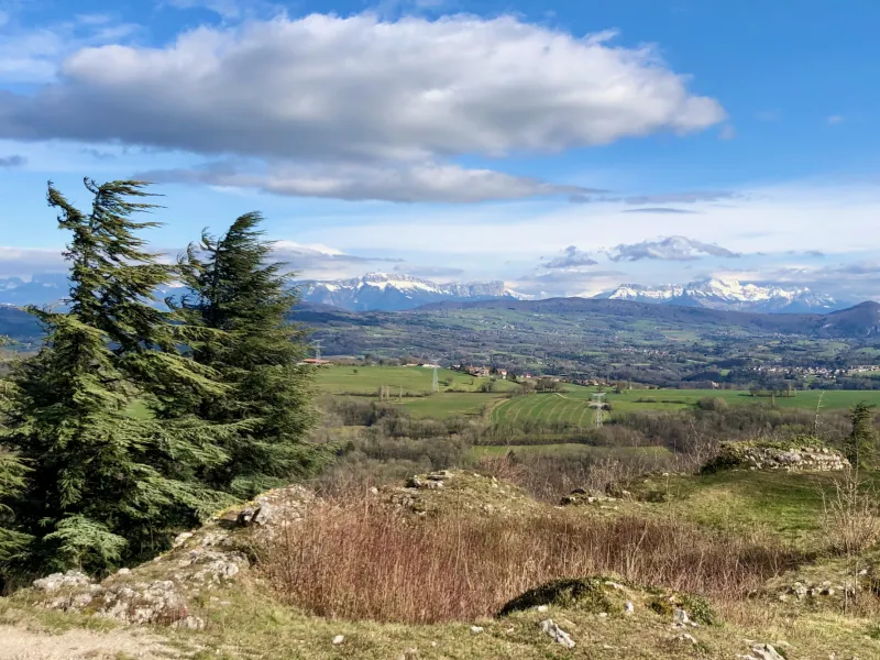 Vista sulle Alpi da Chaumont