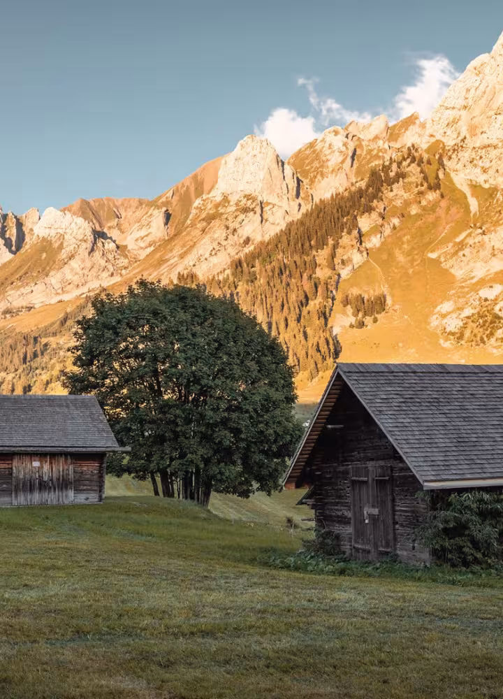 Chalet tipici nei dintorni di La Clusaz
