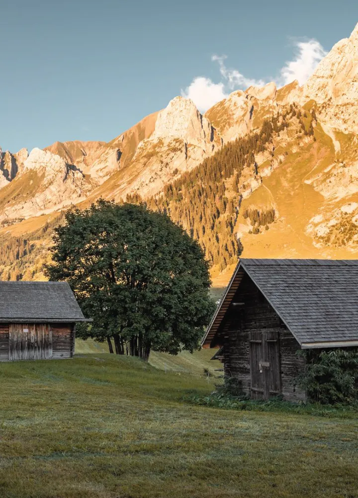 Chalet tipici nei dintorni di La Clusaz